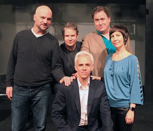 Will Erat, Peter Benson, Michael McCoy,
Vanessa Lemonides; Neal Mayer @ BroadwayWorld Will Erat, Peter Benson, Michael McCoy,
Vanessa Lemonides; Neal Mayer Photo