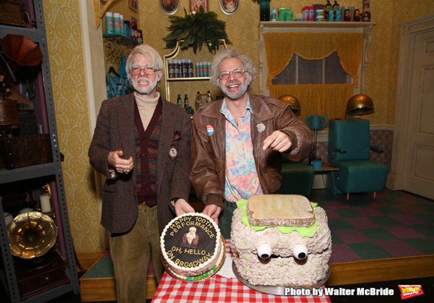 Photo Coverage: OH, HELLO's Gil & George Celebrate 100 Performances on Broadway!  Image