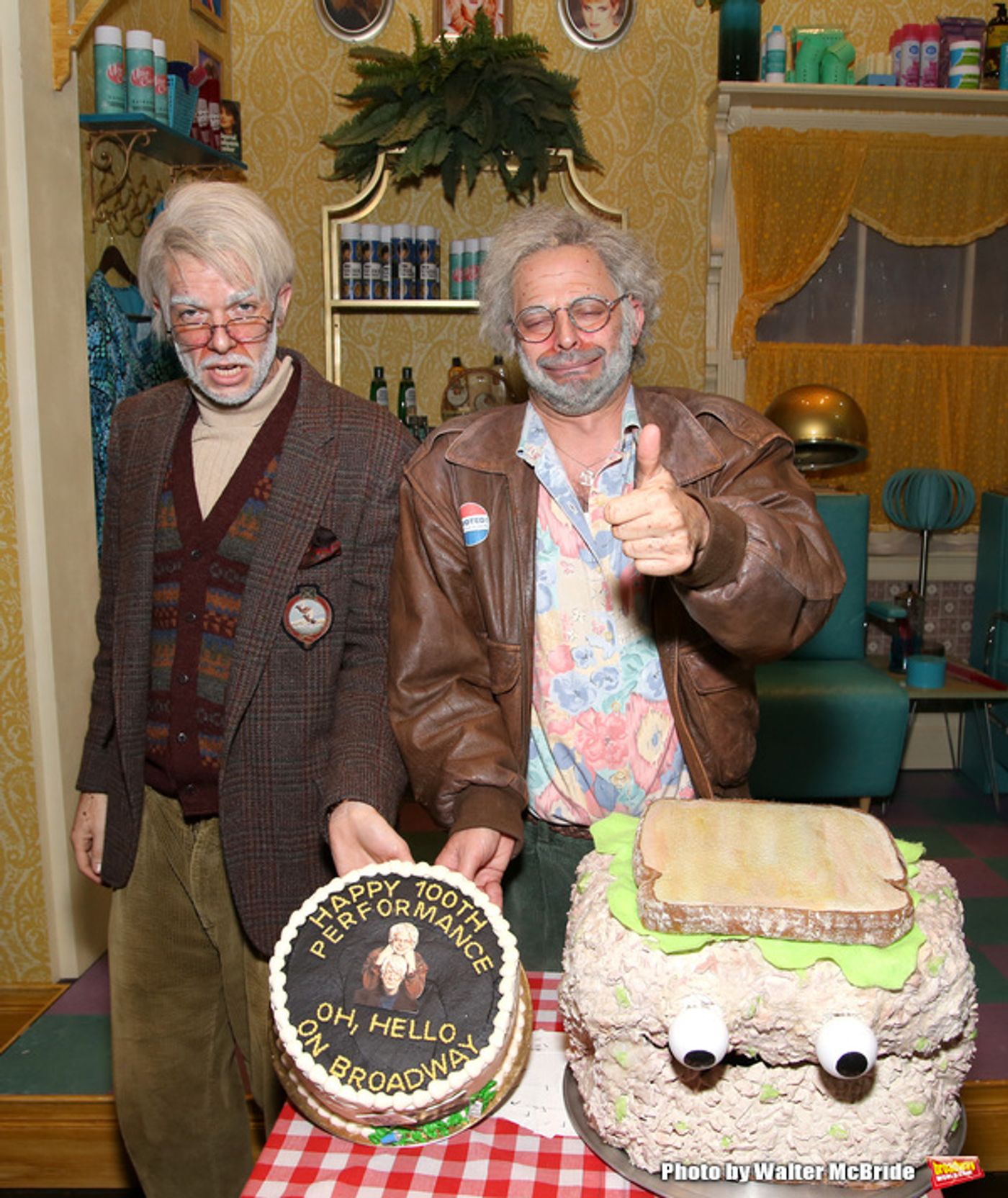 Photo Coverage: OH, HELLO's Gil & George Celebrate 100 Performances on Broadway!  Image