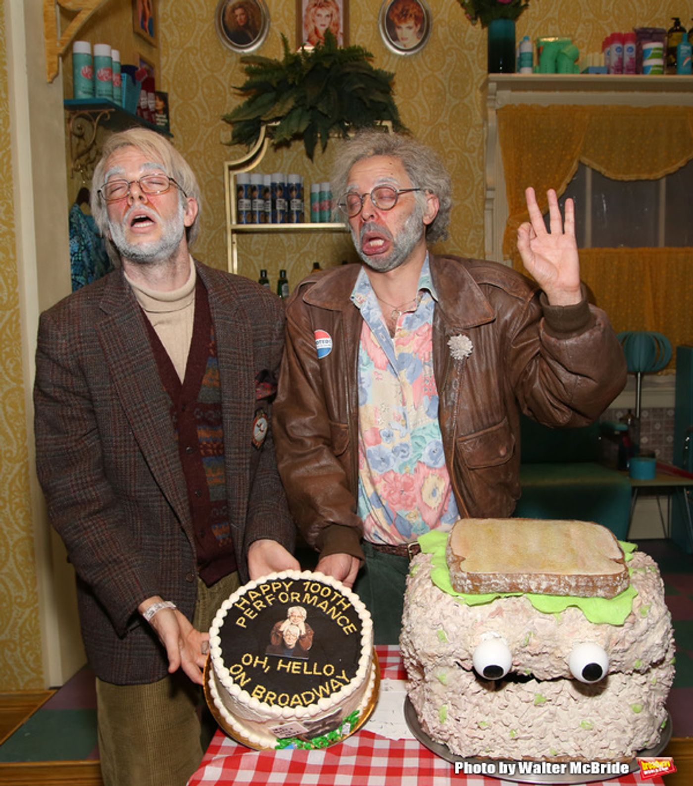 Photo Coverage: OH, HELLO's Gil & George Celebrate 100 Performances on Broadway!  Image