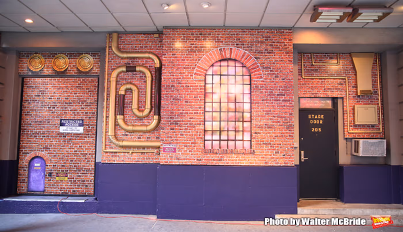 Up on the Marquee: The Lunt-Fontanne Gets Wonkafied for CHARLIE AND THE CHOCOLATE FACTORY! Image