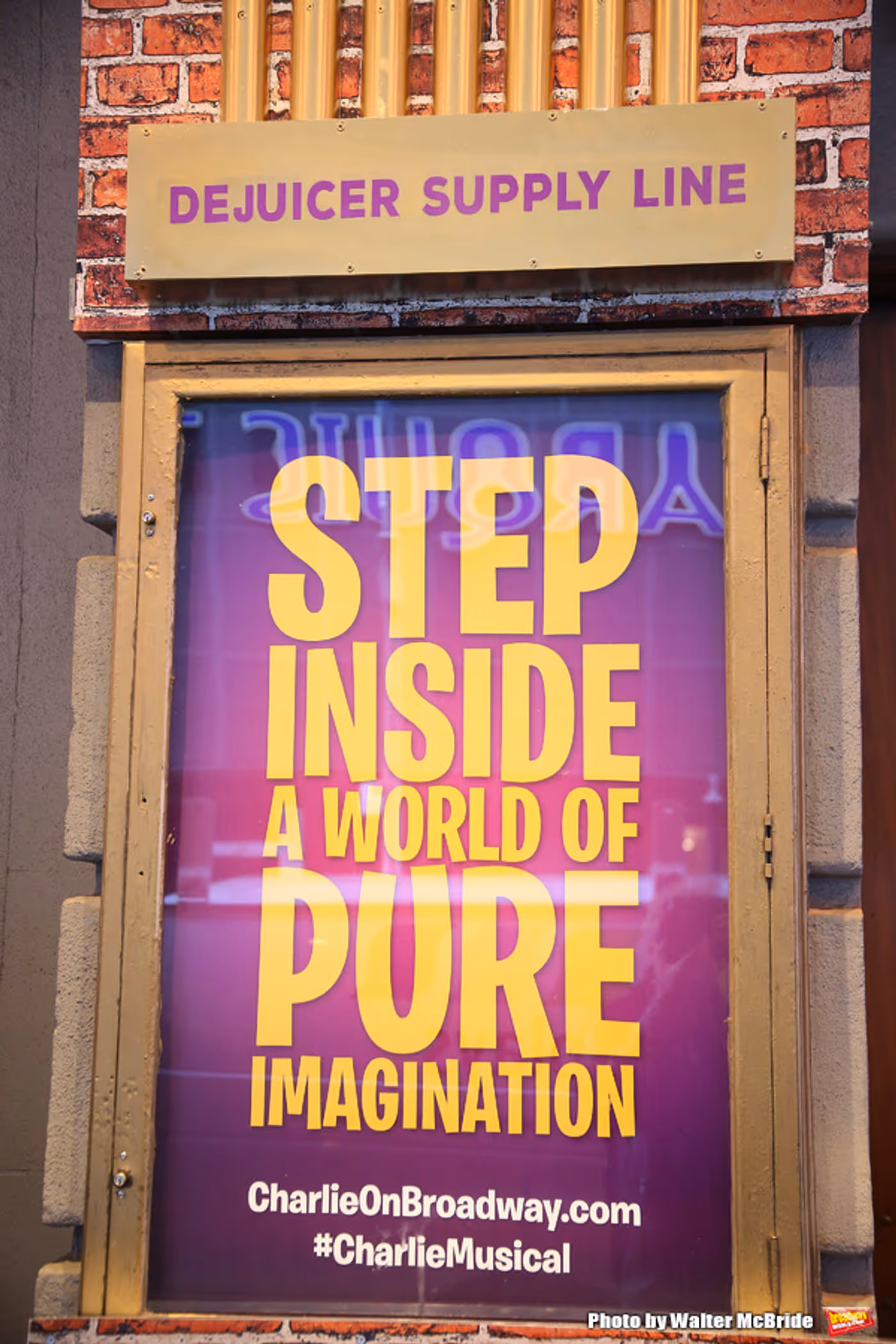 Up on the Marquee: The Lunt-Fontanne Gets Wonkafied for CHARLIE AND THE CHOCOLATE FACTORY! Image