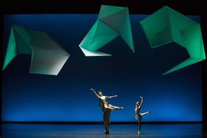 Jessica Lang Dance: Eve Jacobs and Kana Kimura and John Harnage Photo