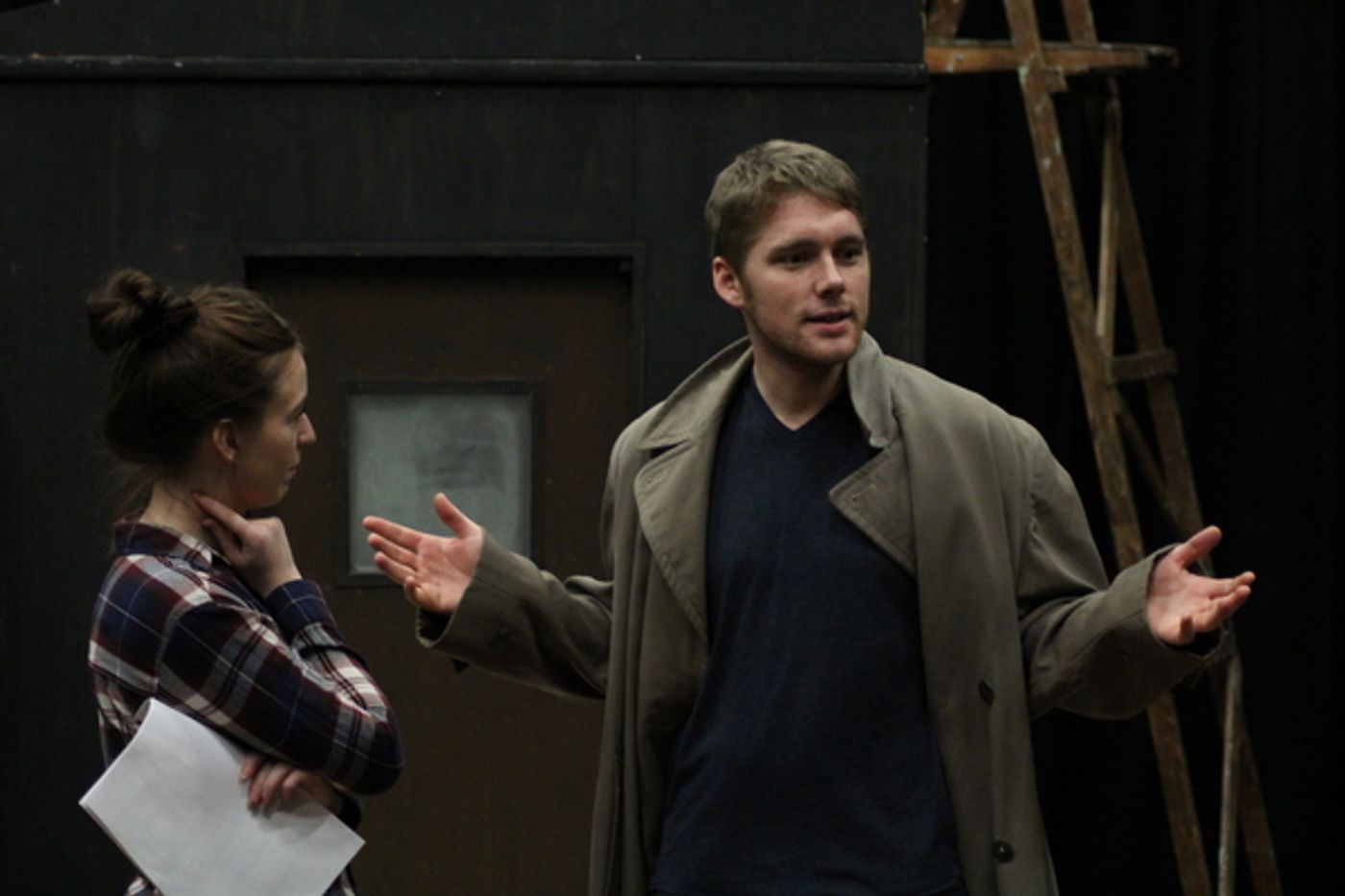 Photo Flash: Go Inside Rehearsals for THE DOPPEL GANG at Tristan Bates Theatre  Image