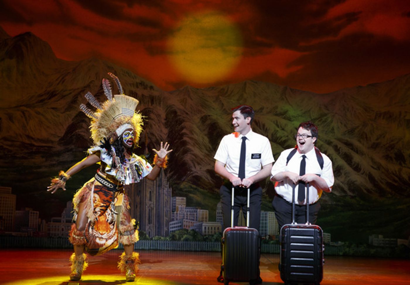 Photo Flash: Ding-Dong! Sneak Peek at THE BOOK OF MORMON, Now on Houston's Doorstep  Image