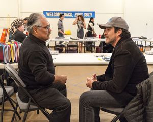 Luis Valdez and Demian Bichir @ BroadwayWorld Luis Valdez and Demian Bichir Photo