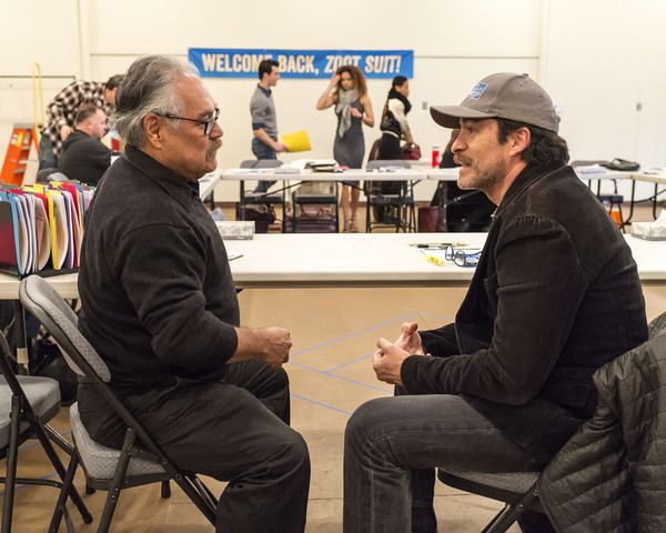 Luis Valdez and Demian Bichir Photo
