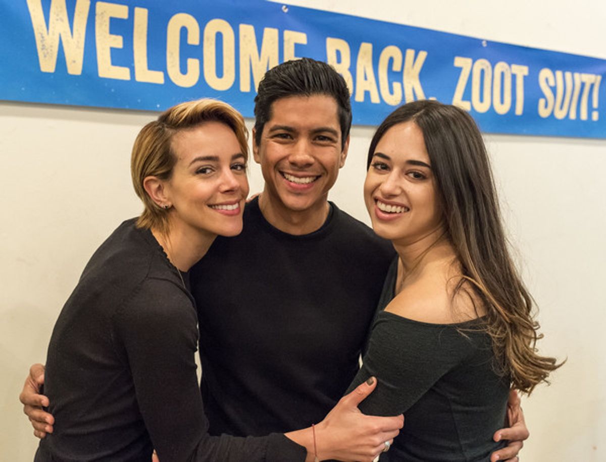 Tiffany Dupont, Jeremy Ray Valdez and Jeanine Mason at 