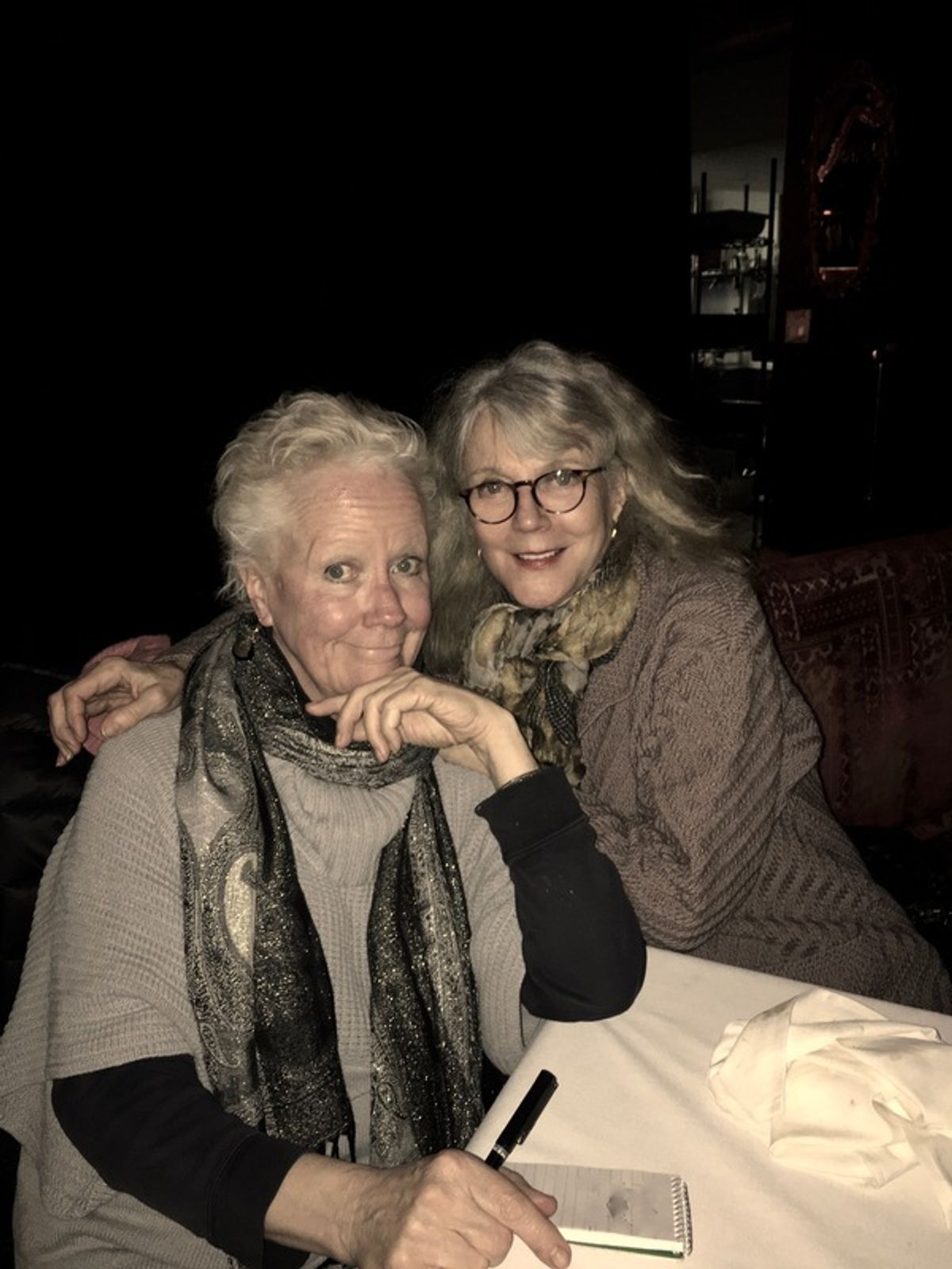 Tulis McCall and Blythe Danner at 