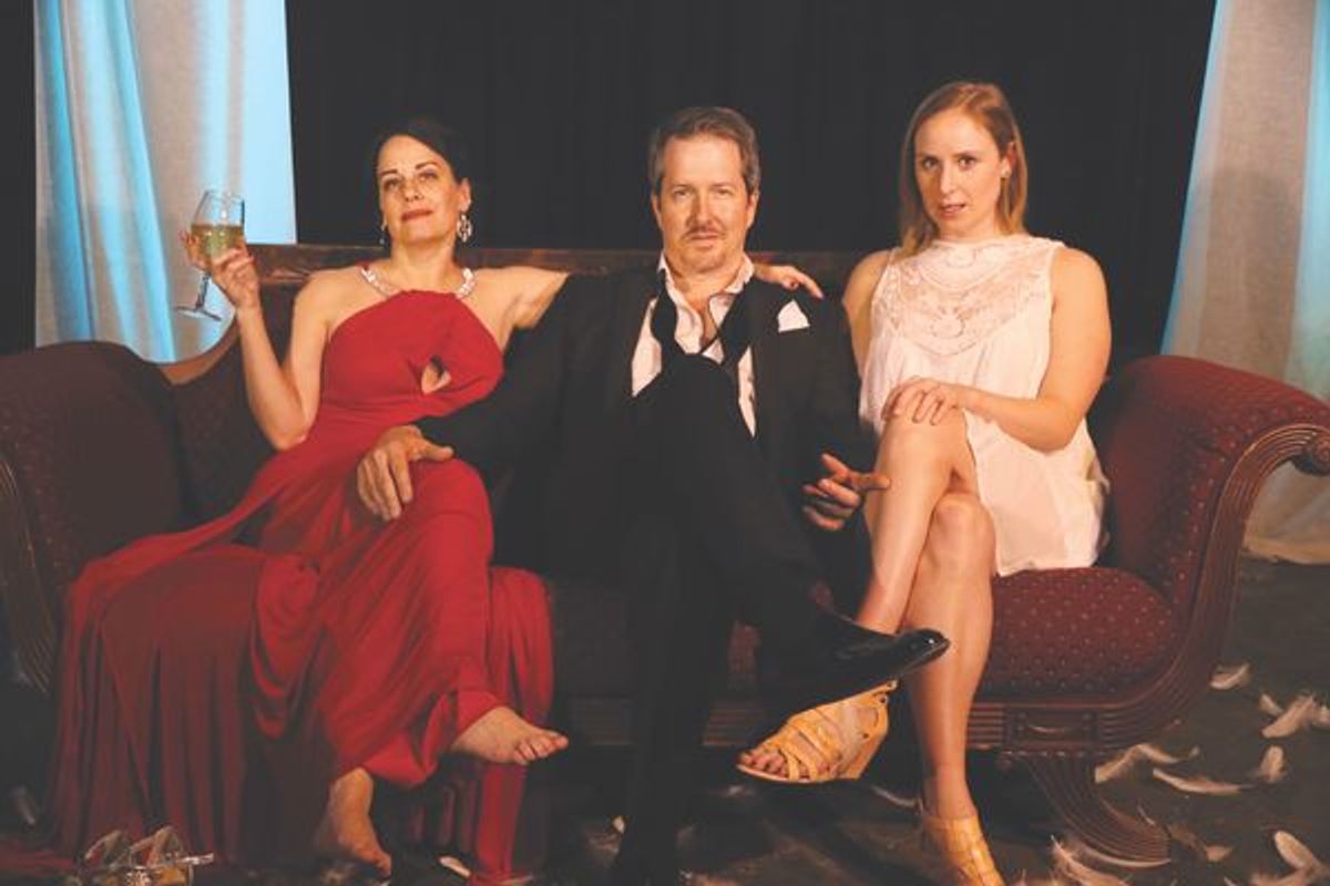 Laurel Whitsett, Chris Hury, Alexandra Lawrence at 