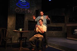 Obsessed - seated Ryan Smetana and standing Alex Ireys @ BroadwayWorld Obsessed - seated Ryan Smetana and standing Alex Ireys Photo