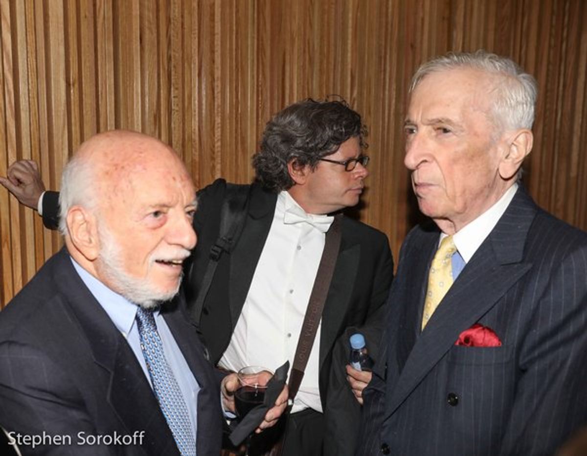 Harold Prince, Charles Prince, Gay Talese at 