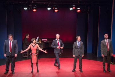 Michael McCoy, Vanessa Lemonides, Neal Mayer, Peter Benson, Will Erat, with Joshua Ro Photo
