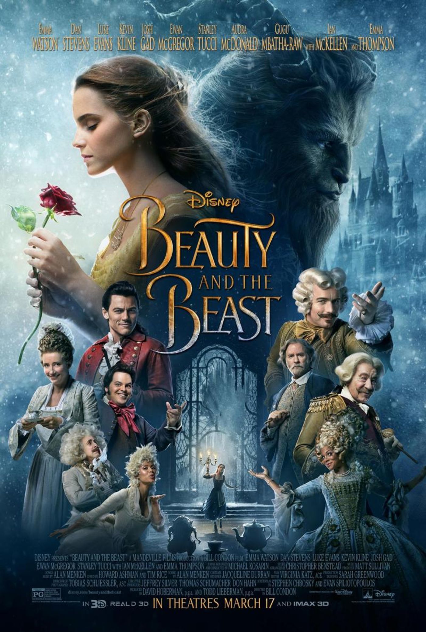Disney Reveals Poster for BEAUTY AND THE BEAST; New Preview Coming Tonight  Image