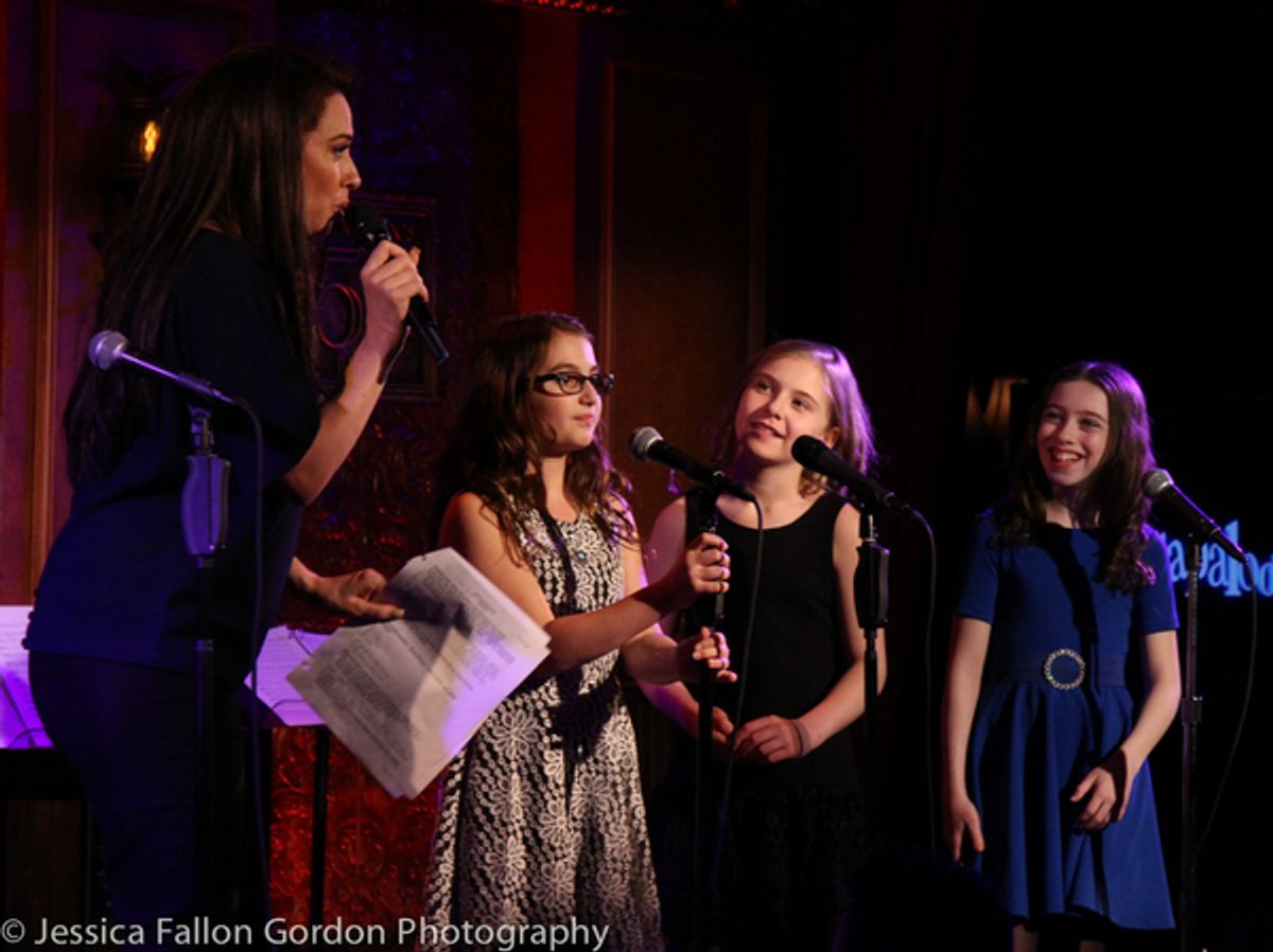 Lesli Margherita, Eliza Holland Madore, Brooklyn Shuck and Tori Feinstein at 