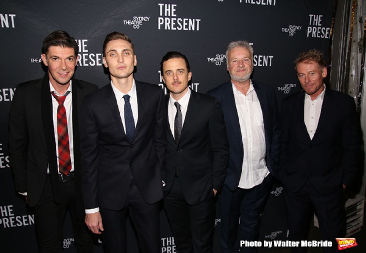 Toby Schmitz, Eamon Farren, Chris Ryan, Martin Jacobs and Richard Roxburgh  at 