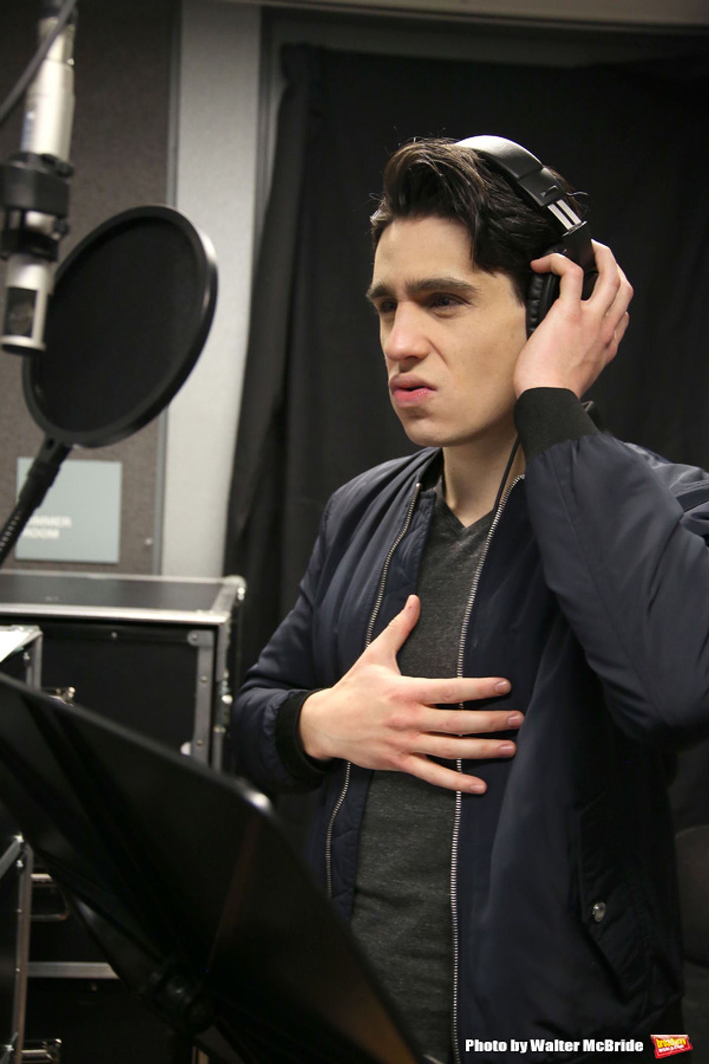 Photo Coverage: In the Recording Studio with A BRONX TALE  Image