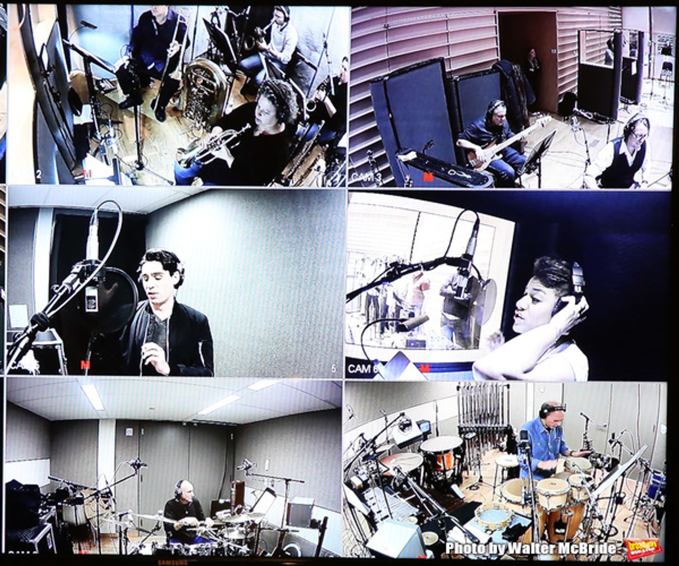 Photo Coverage: In the Recording Studio with A BRONX TALE  Image