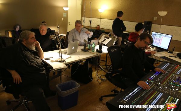  Alan Menken, and Ron Melrose, Glenn Slater Photo