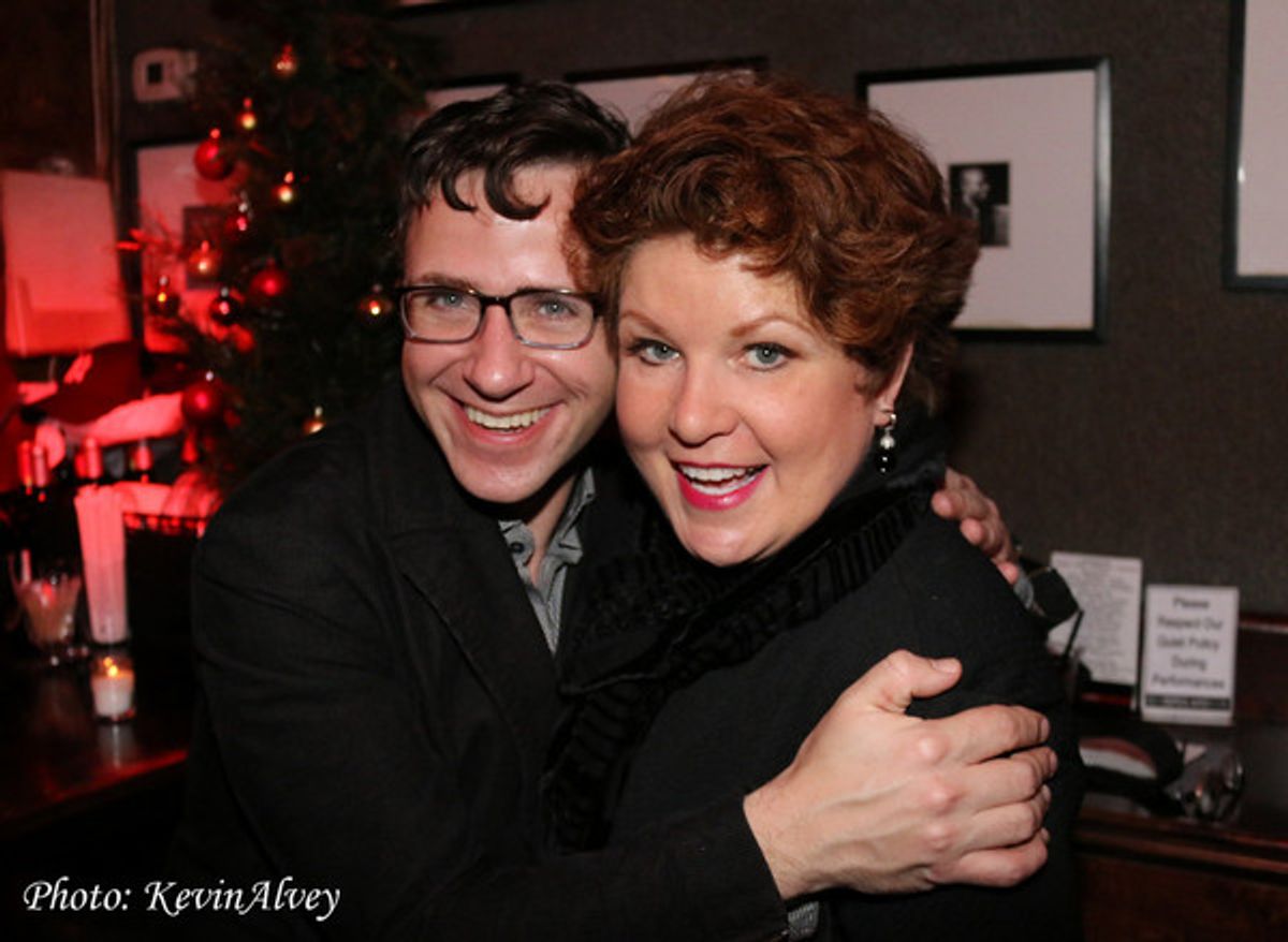 Brian Nash and Klea Blackhurst at 