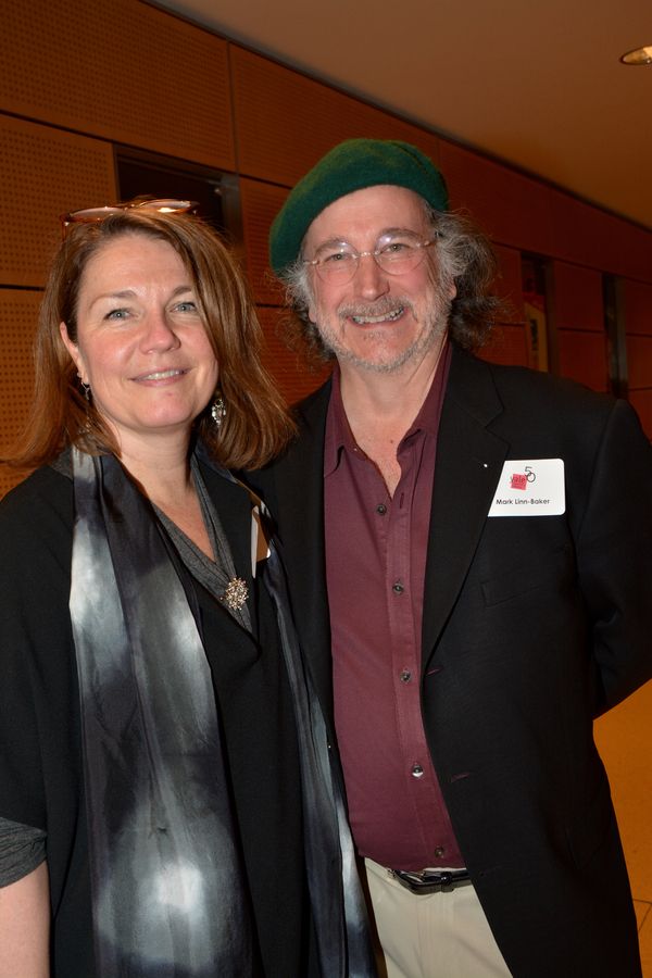 Christa Justus and Mark Linn-Baker Photo