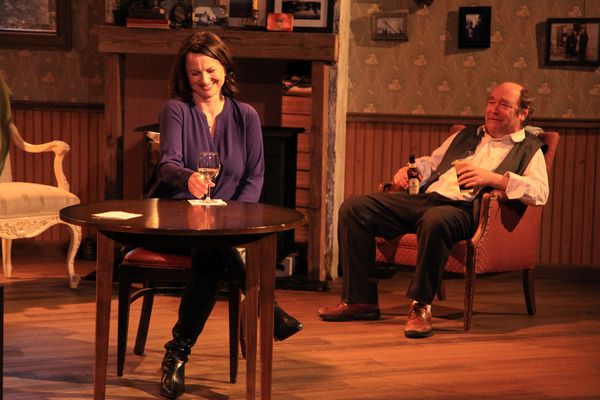 (left to right) Sarah Wellington and Brad Armacost in Irish Theatre of Chicagoâ€ Photo