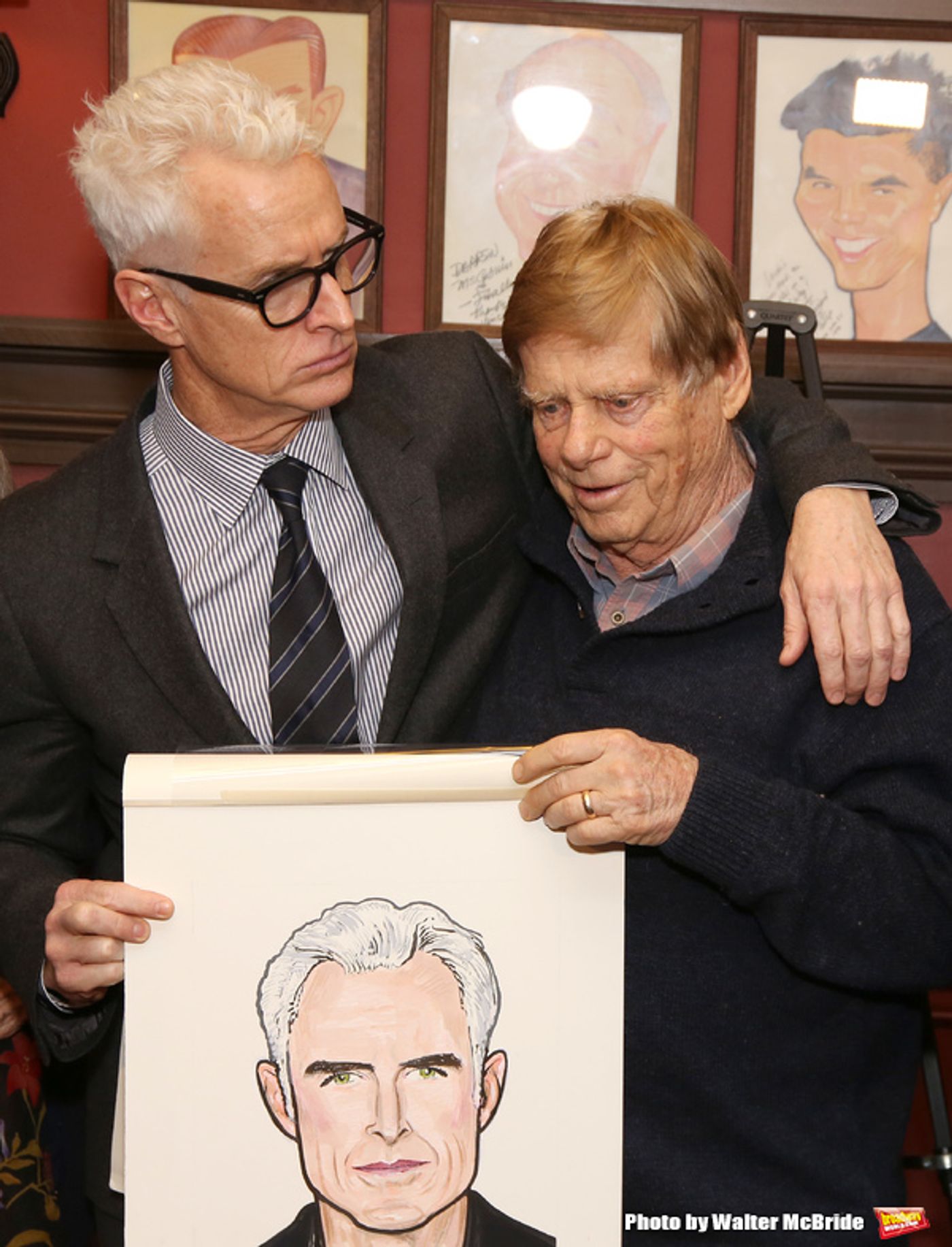 Photo Coverage: THE FRONT PAGE's John Goodman and John Slattery Get Immortalized at Sardi's! Photo Coverage: THE FRONT PAGE's John Goodman and John Slattery Get Immortalized at Sardi's! Image