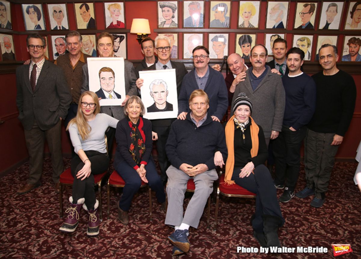 Christopher McDonald, John Goodman, Halley Feiffer,  Patricia Conolly, Dylan Baker, John Slattery, Nathan Lane, Robert Morse, Jack Oâ€Brien, Holland Taylor, Lewis J. Stadlen, Clark Thorell, John Magaro and David Pittu at 