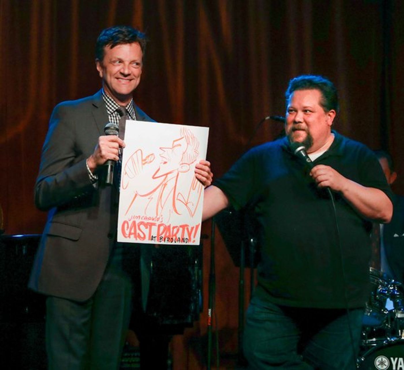 Photo Coverage: Justin 'Squigs' Robertson Draws at Jim Caruso's Cast Party  Image