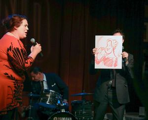 Carly Ozard & Jim Caruso @ BroadwayWorld Carly Ozard & Jim Caruso Photo