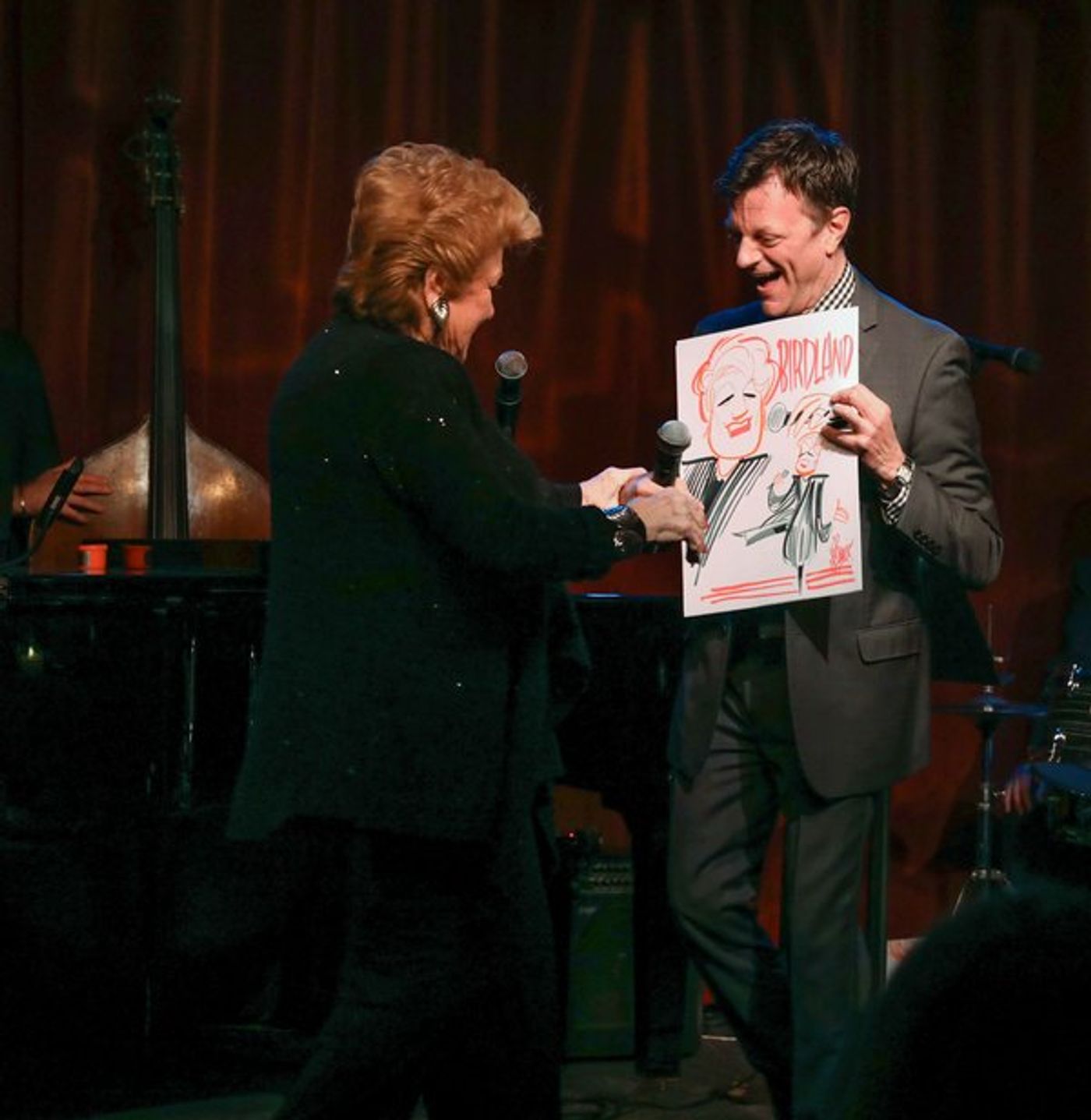 Photo Coverage: Justin 'Squigs' Robertson Draws at Jim Caruso's Cast Party  Image