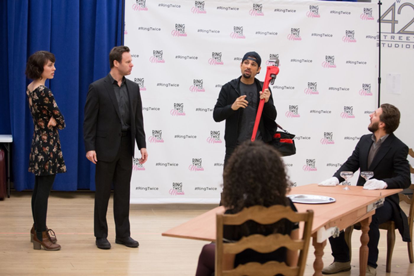 Photo Flash: Inside Rehearsal for RING TWICE FOR MIRANDA Off-Broadway  Image
