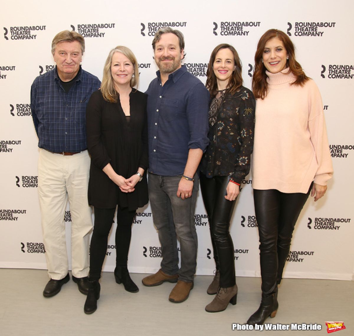 Larry Bryggman, Tasha Lawrence, Jeremy Shamos, Maria Dizzia and Kate Walsh  at 