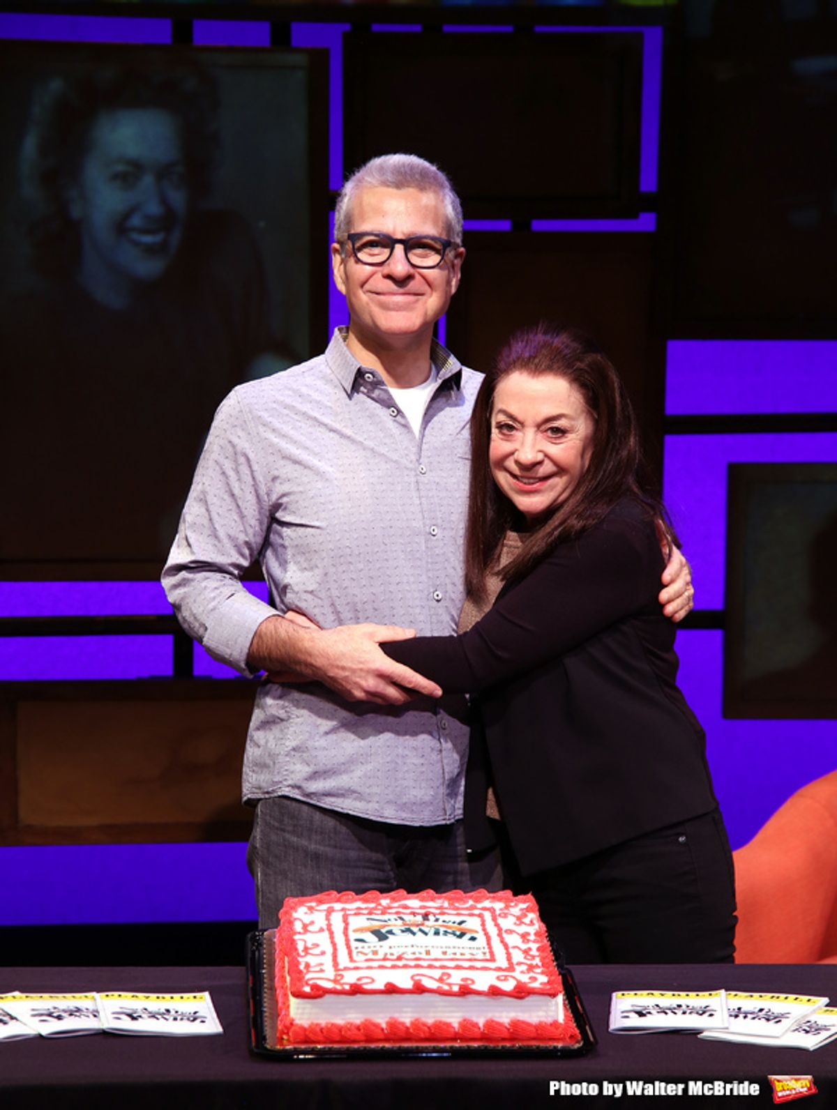 Director Mark Waldrop and Monica Piper  at 