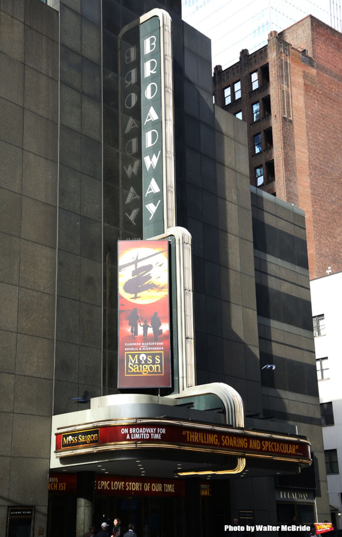 Up on the Marquee: MISS SAIGON Returns Home! Up on the Marquee: MISS SAIGON Returns Home! Image