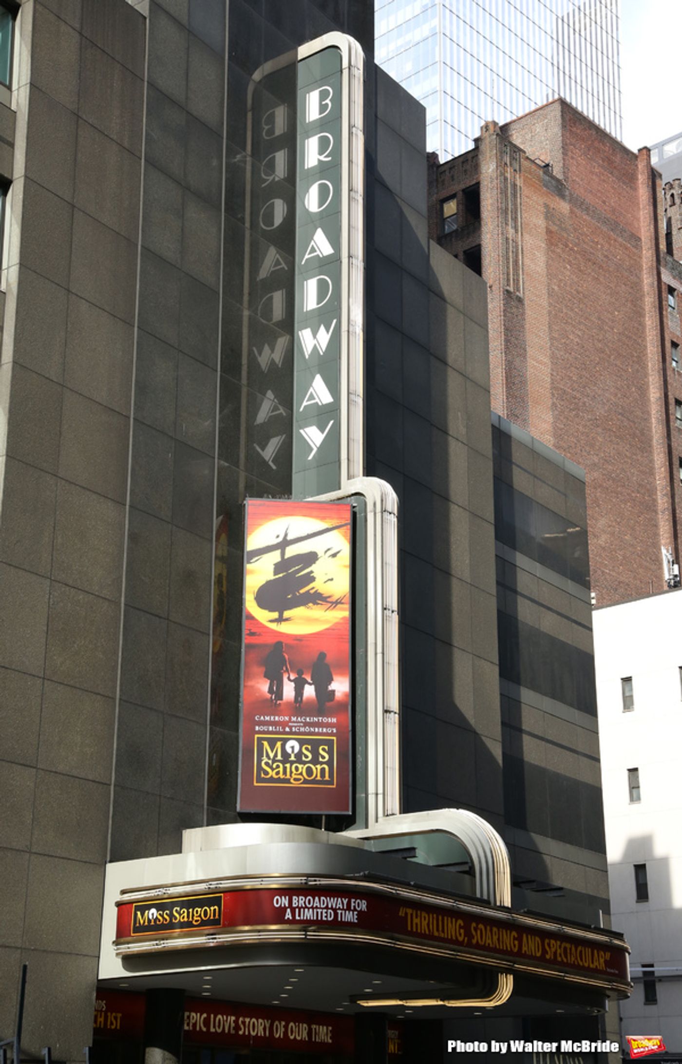 Up on the Marquee: MISS SAIGON Returns Home! Up on the Marquee: MISS SAIGON Returns Home! Image
