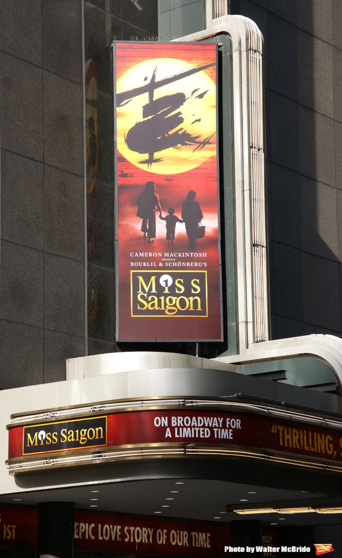 Up on the Marquee: MISS SAIGON Returns Home! Up on the Marquee: MISS SAIGON Returns Home! Image