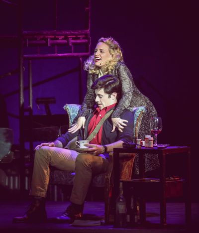 Bryan Banville (Man #2) and Maggie Randolph (Woman #2) in Songs For A New World. Photo