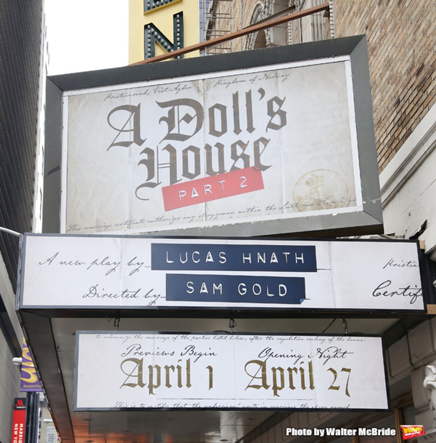 Up on the Marquee: A DOLL'S HOUSE, PART 2  Image
