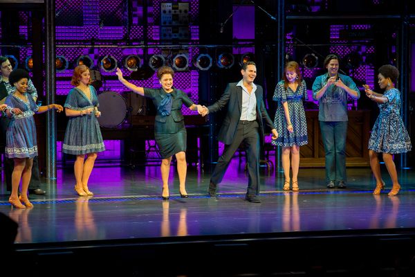 Liz Larsen, Paul Anthony Stewart and the cast of BEAUTIFUL Photo