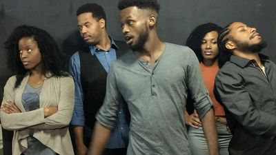 Estee Burks, David Allen III, Cantrell Williams, JaMes Phillips and Orlanders Jones Photo