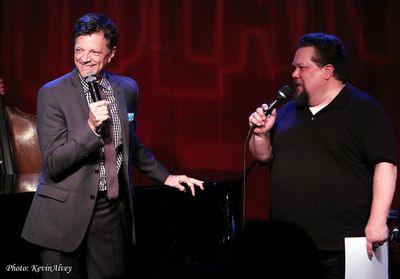 Jim Caruso and Justin 'Squigs' Robertson Photo