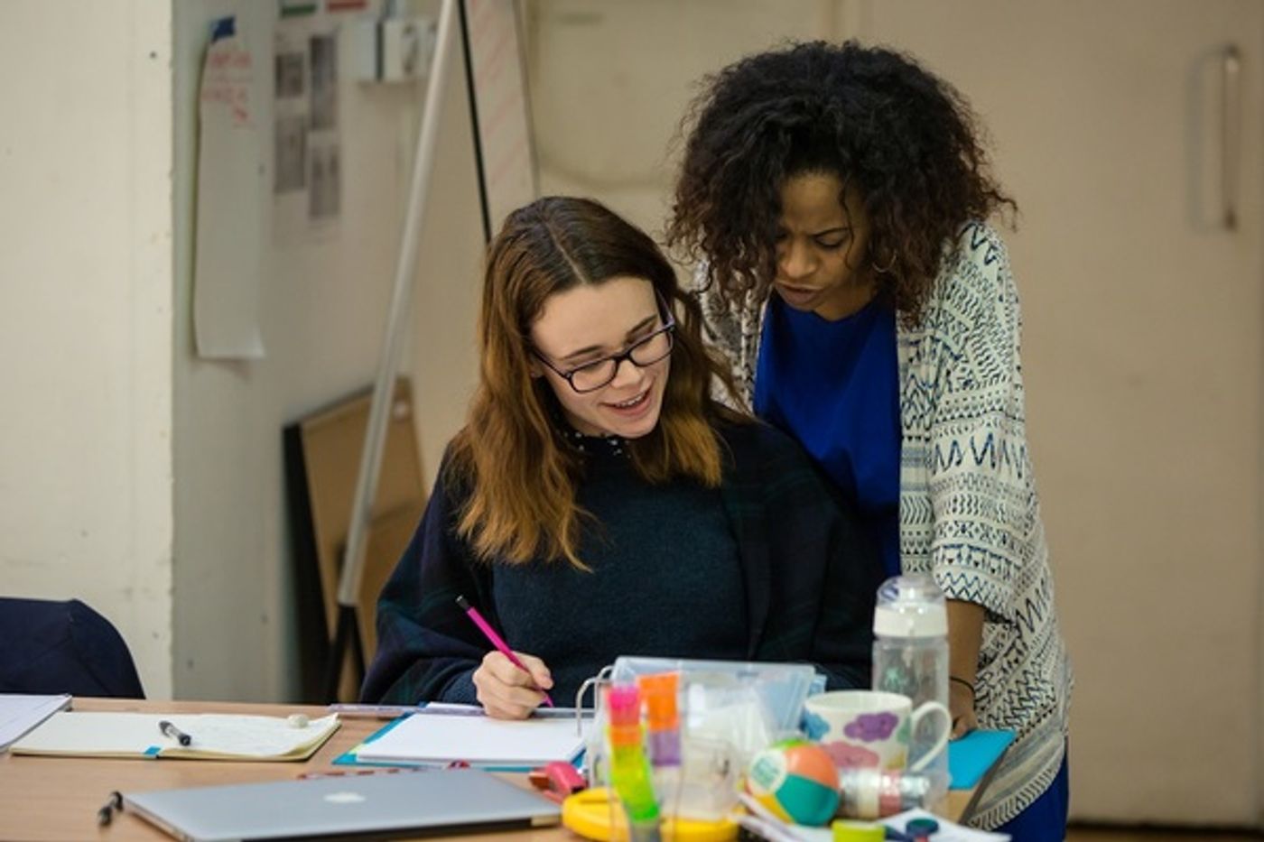 Photo Flash: Go Inside Rehearsals for DIRTY GREAT LOVE STORY at Arts Theatre  Image