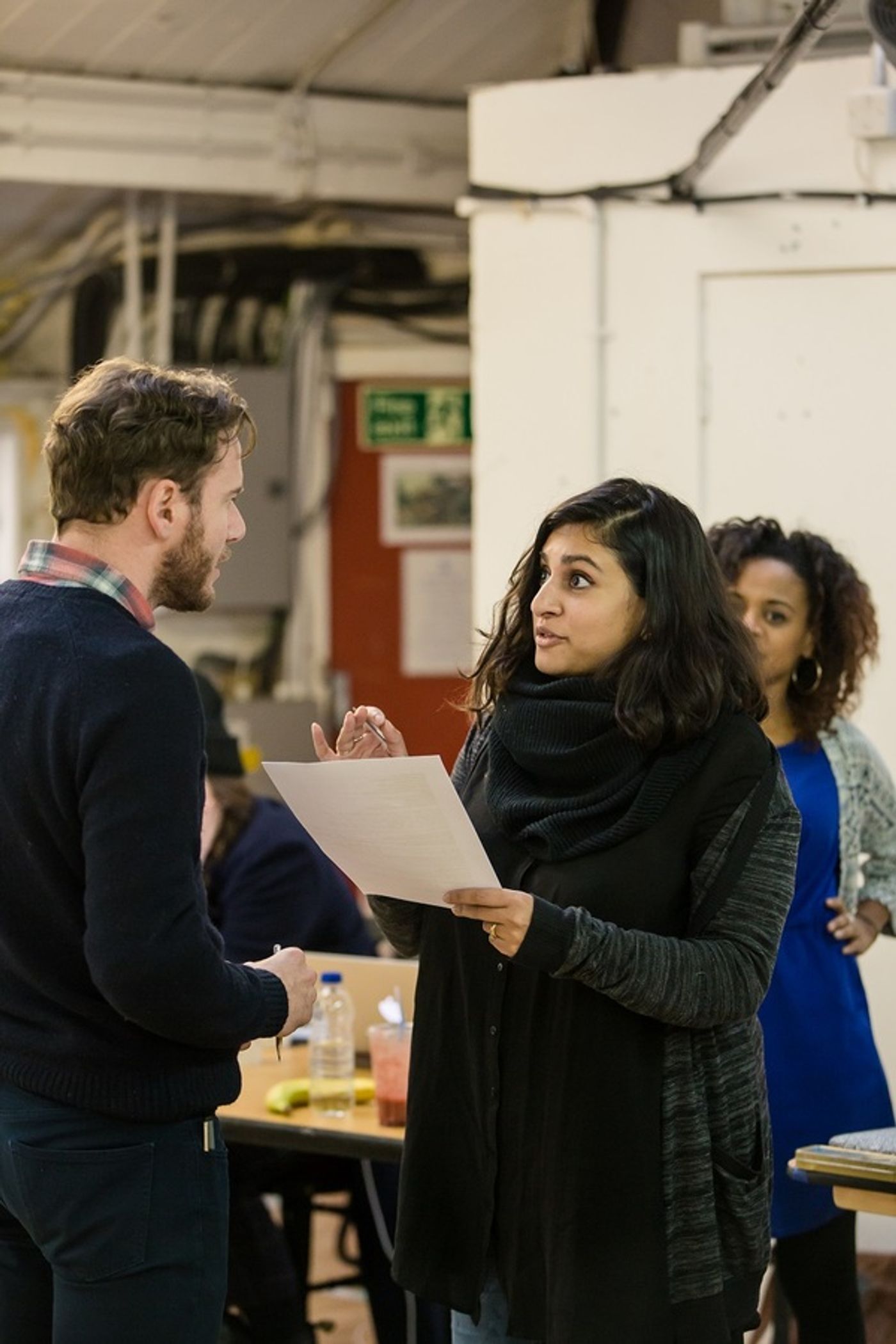Photo Flash: Go Inside Rehearsals for DIRTY GREAT LOVE STORY at Arts Theatre  Image