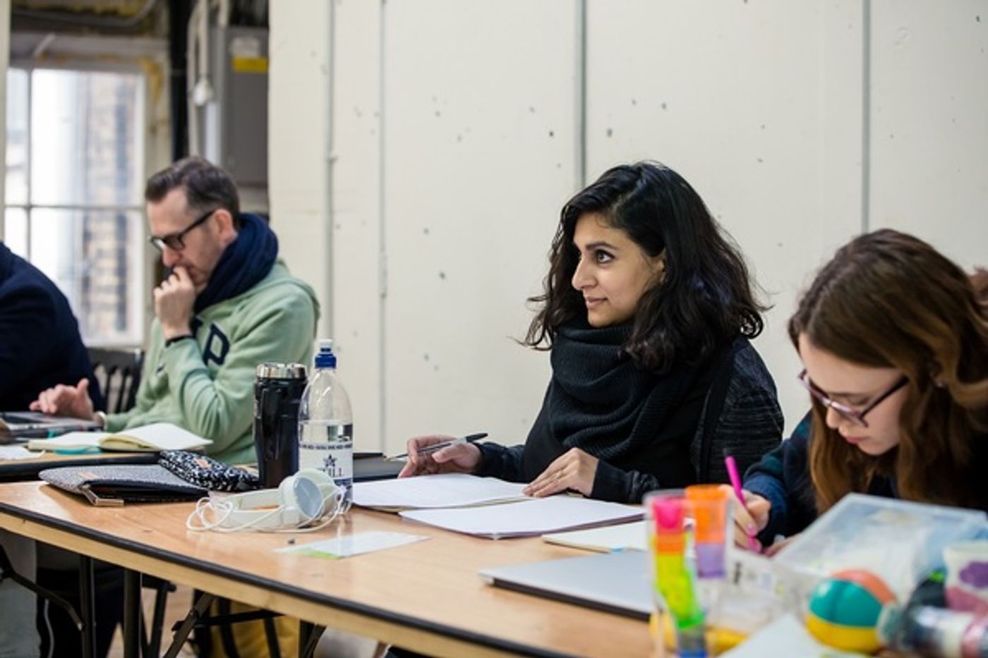 Photo Flash: Go Inside Rehearsals for DIRTY GREAT LOVE STORY at Arts Theatre  Image