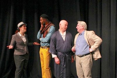 Jen Berlin, Everton Ricketts, Nick Kaye, and Barry Hatrick  Photo