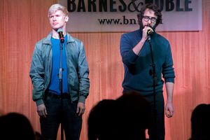 Lucas Steele, Josh Groban @ BroadwayWorld Lucas Steele, Josh Groban Photo