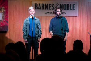 Lucas Steele, Josh Groban @ BroadwayWorld Lucas Steele, Josh Groban Photo