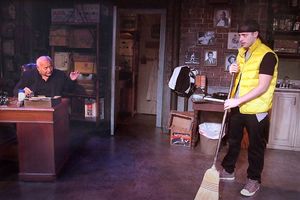 Burt Young and Ben Adams @ BroadwayWorld Burt Young and Ben Adams Photo