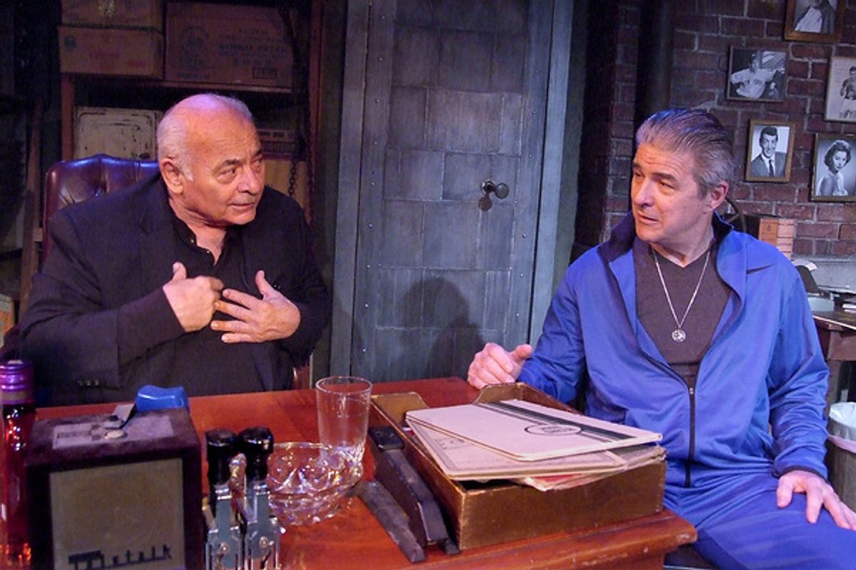 Burt Young and Gareth Williams at 